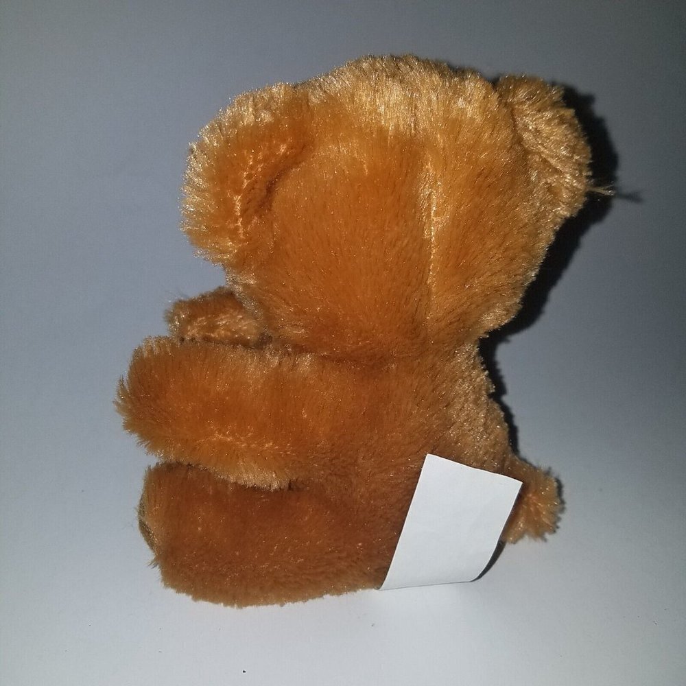 FTD Brown Teddy Bear Plush Small 6" Stuffed Animal Toy Elastic Band Gift - Picture 3 of 7